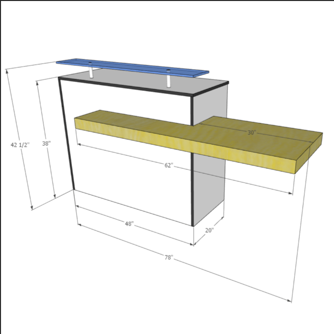 Onix Reception Counter