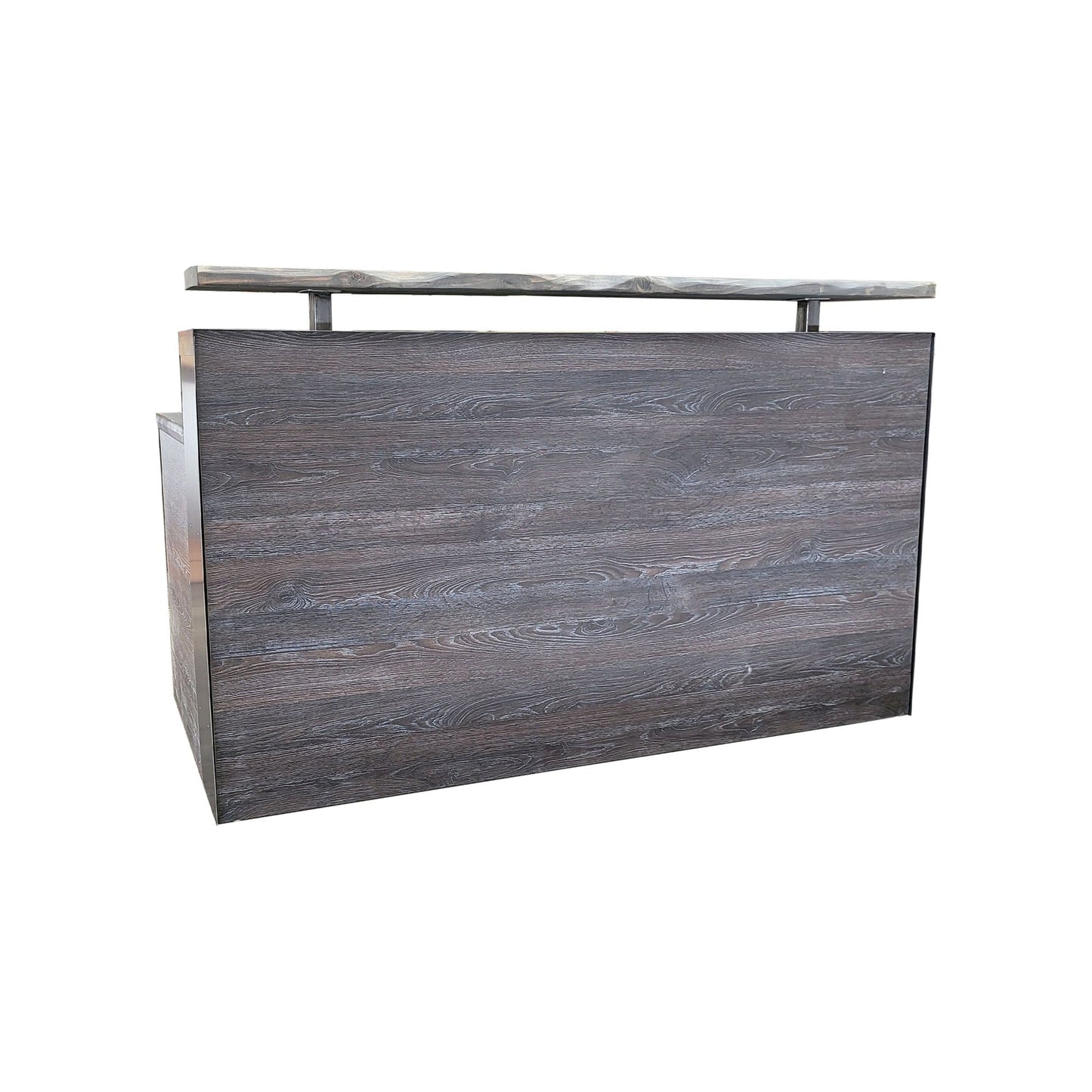 Scorched Oak Memphis Reception Desk