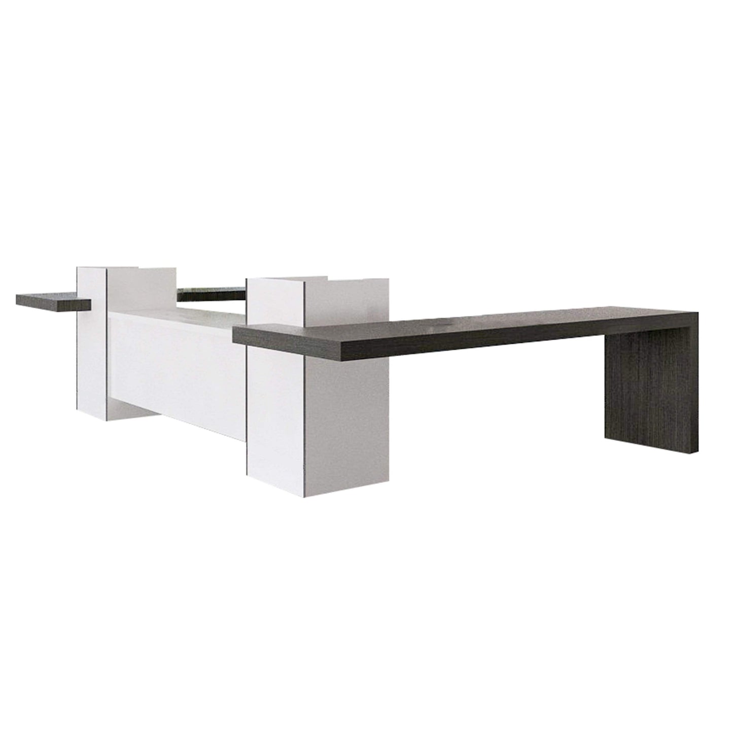 Alpha Deluxe Reception Desk Workstation