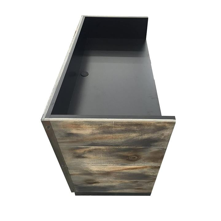 Reclaimed Wood Reception Desk- Reclaimed wood desk