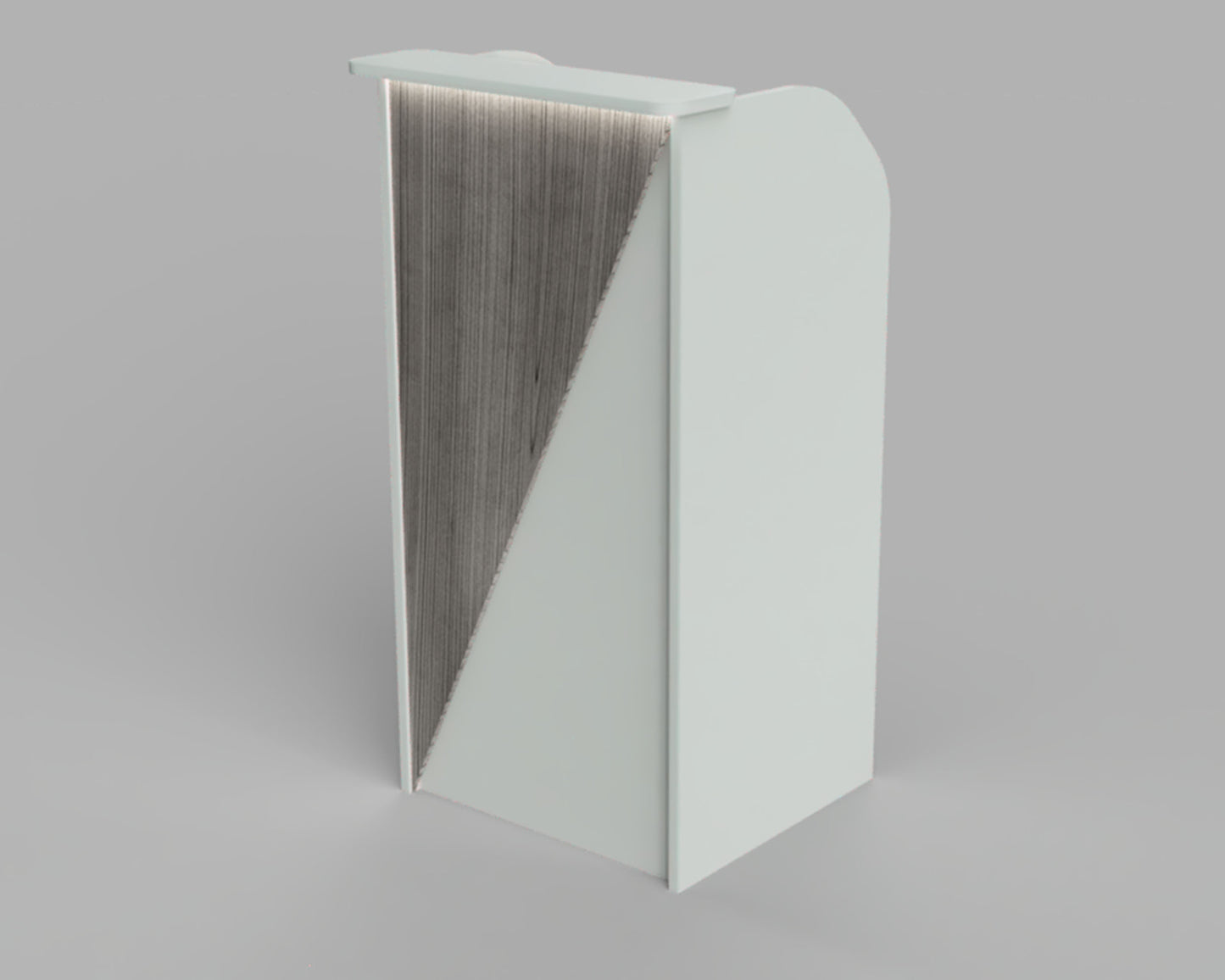Hostess Stand with multiple color options that can be used as a check in stand, podium, front desk or reception desk