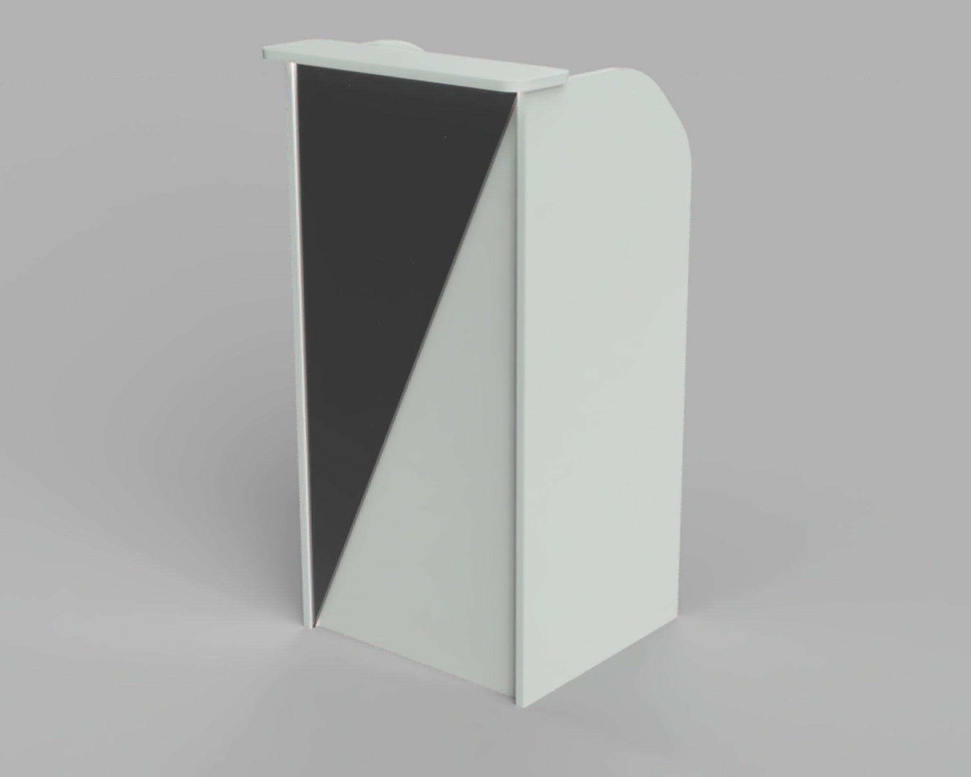 Hostess Stand with multiple color options that can be used as a check in stand, podium, front desk or reception desk