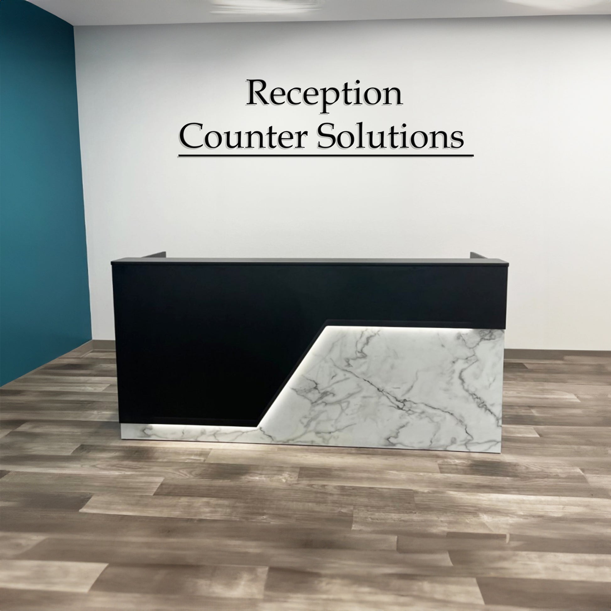 Miami Reception Desk Calcutta Finish