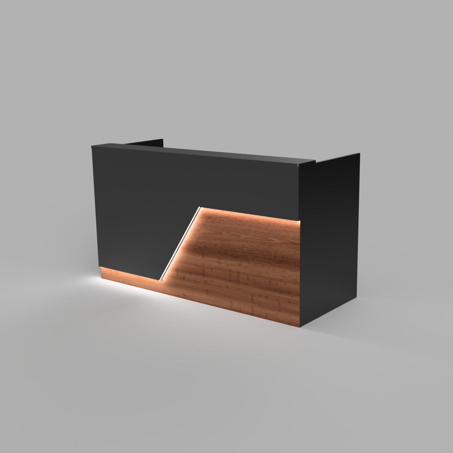 Modern reception desk, sales counter, front desk