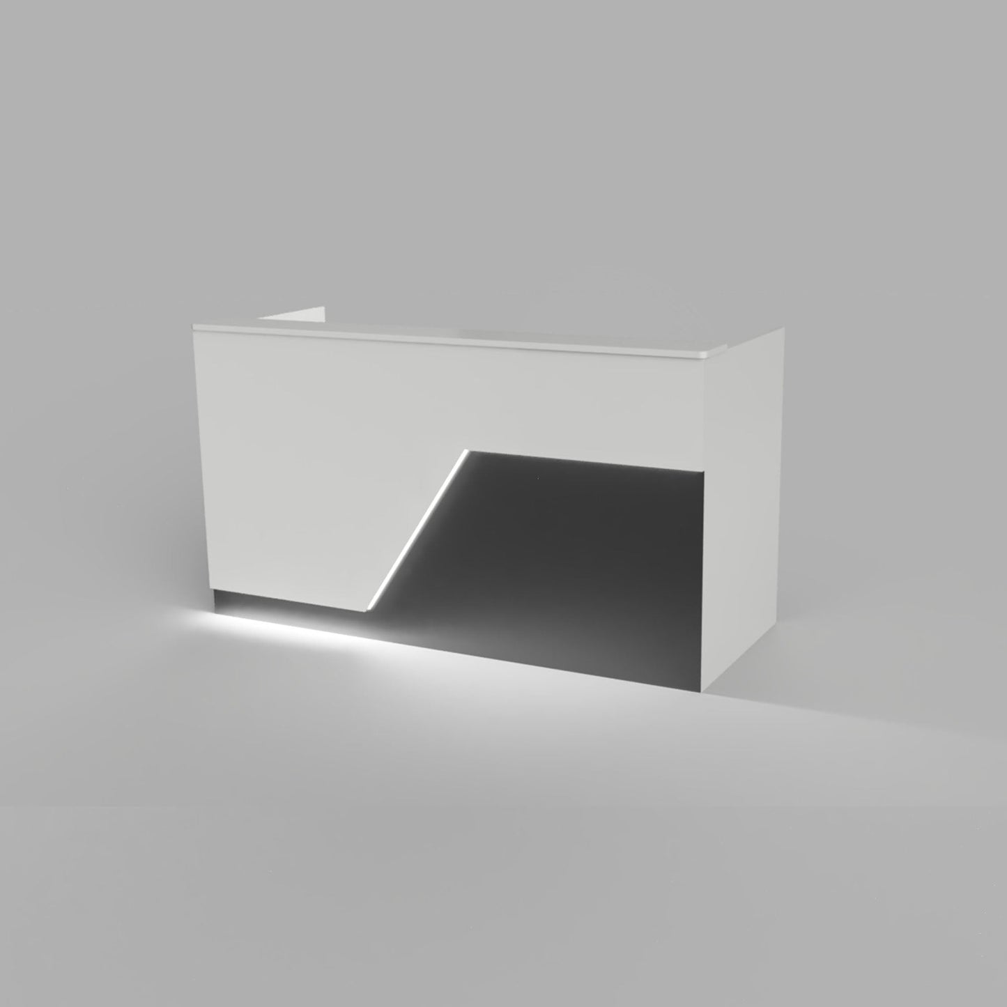 Modern reception desk, sales counter, front desk