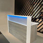 Malibu Frosted reception Desk Los Angeles