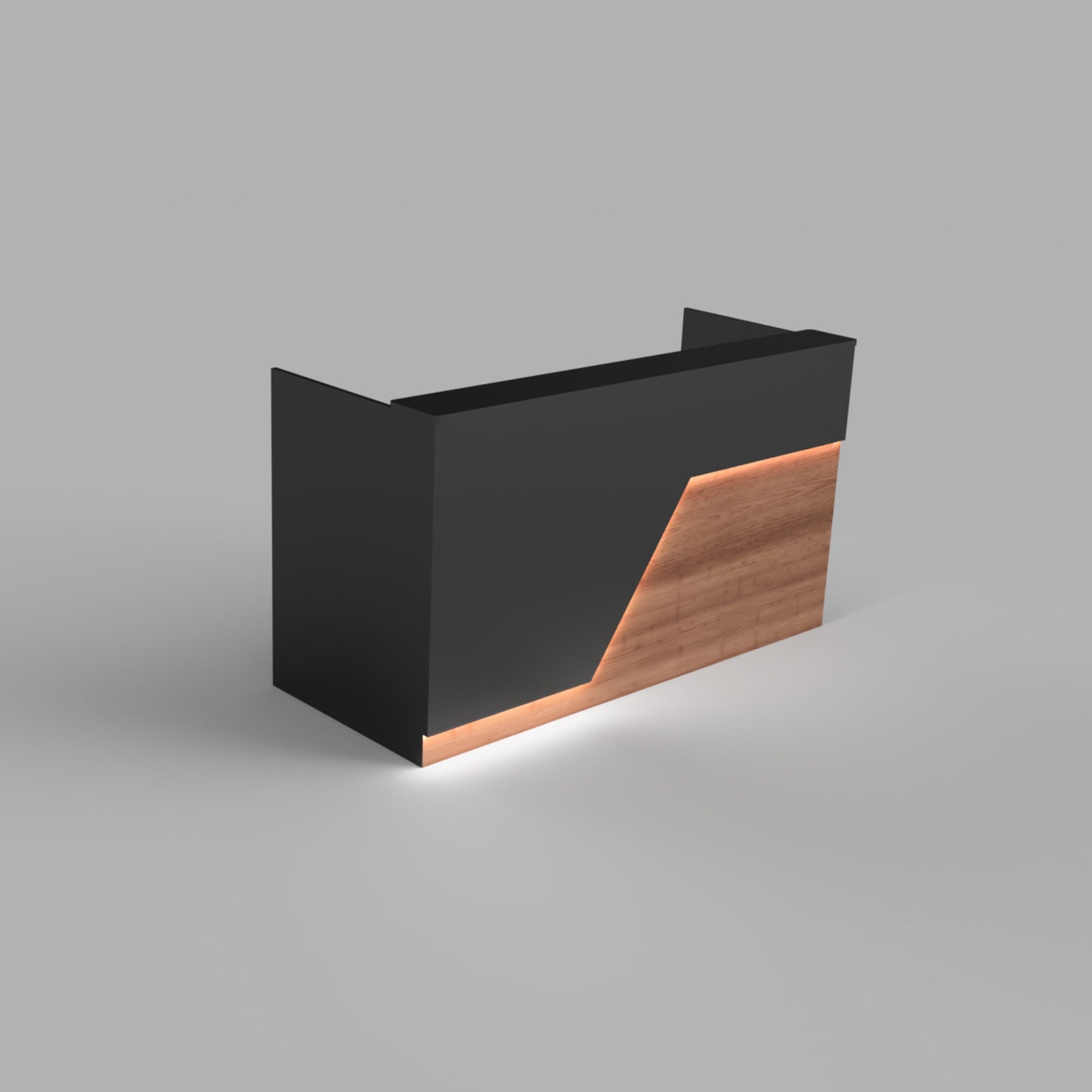 Modern reception desk, sales counter, front desk