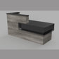 Modern Reception Desk, sales counter, office desk, or front desk. This modern desk is perfect for any office or retail store.
