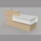 Modern Reception Desk, sales counter, office desk, or front desk. This modern desk is perfect for any office or retail store.