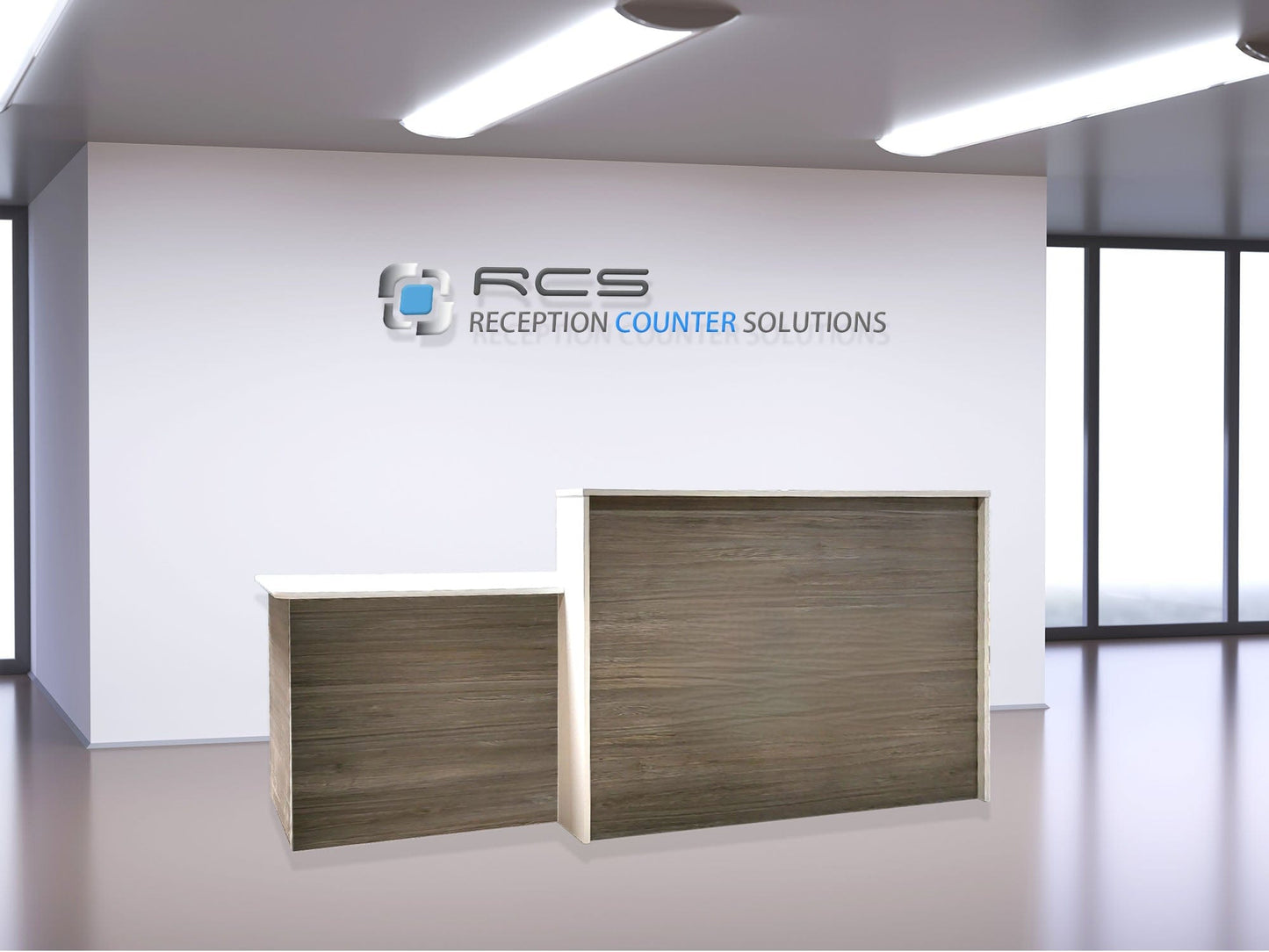 ADA reception Desk- Malibu Reception Desk 