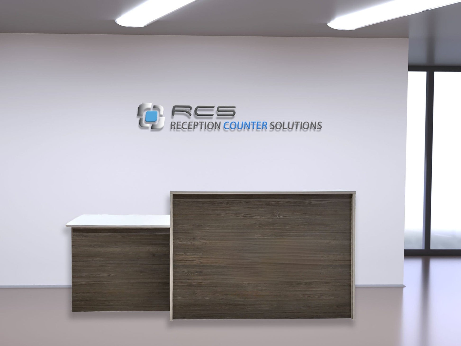 ADA reception Desk- Malibu Reception Desk 