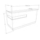 Maddox White Reception Counter