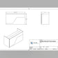 Modern reception desk, sales counter, front desk