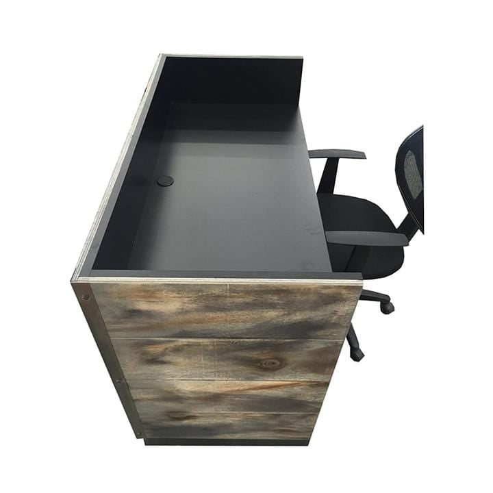 Reclaimed Wood Reception Desk- Reclaimed wood desk