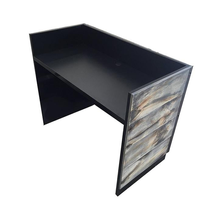 Reclaimed Wood Reception Desk- Reclaimed wood desk