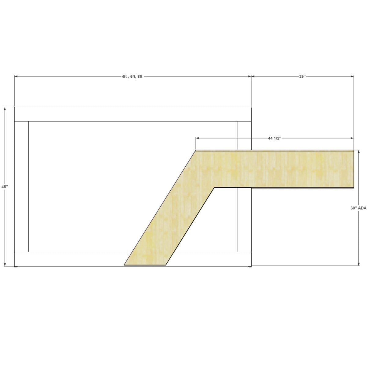 Quad Tech Class 1 Reception Desk