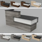 Modern Reception Desk, sales counter, office desk, or front desk. This modern desk is perfect for any office or retail store.