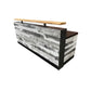 Reclaimed wood reception Desk- Rustic Reception Desk