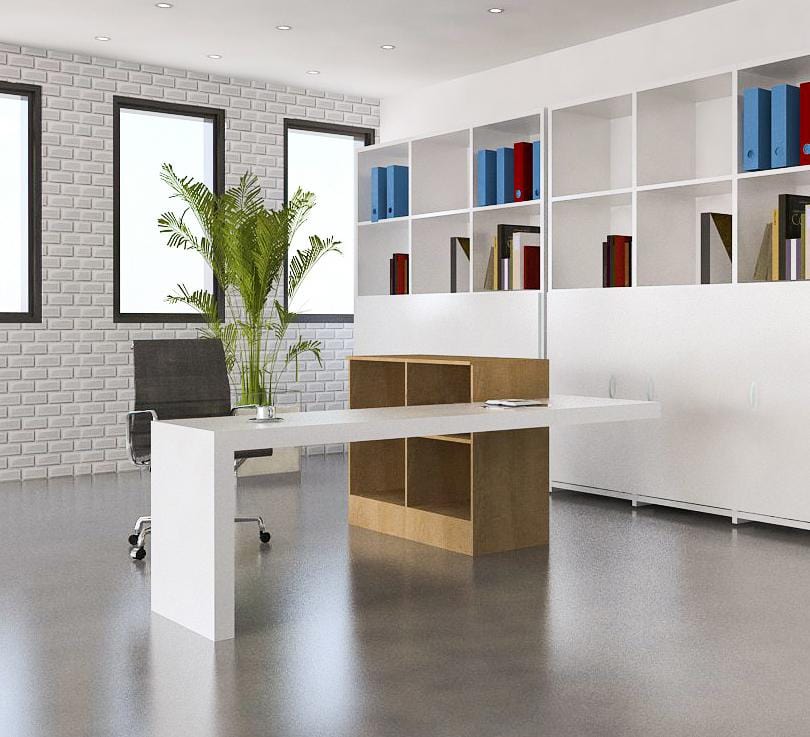 Zepher Reception Desk Workstation
