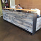 Memphis Reception Desk - Reclaimed wood reception Desk- Rustic Reception Desk